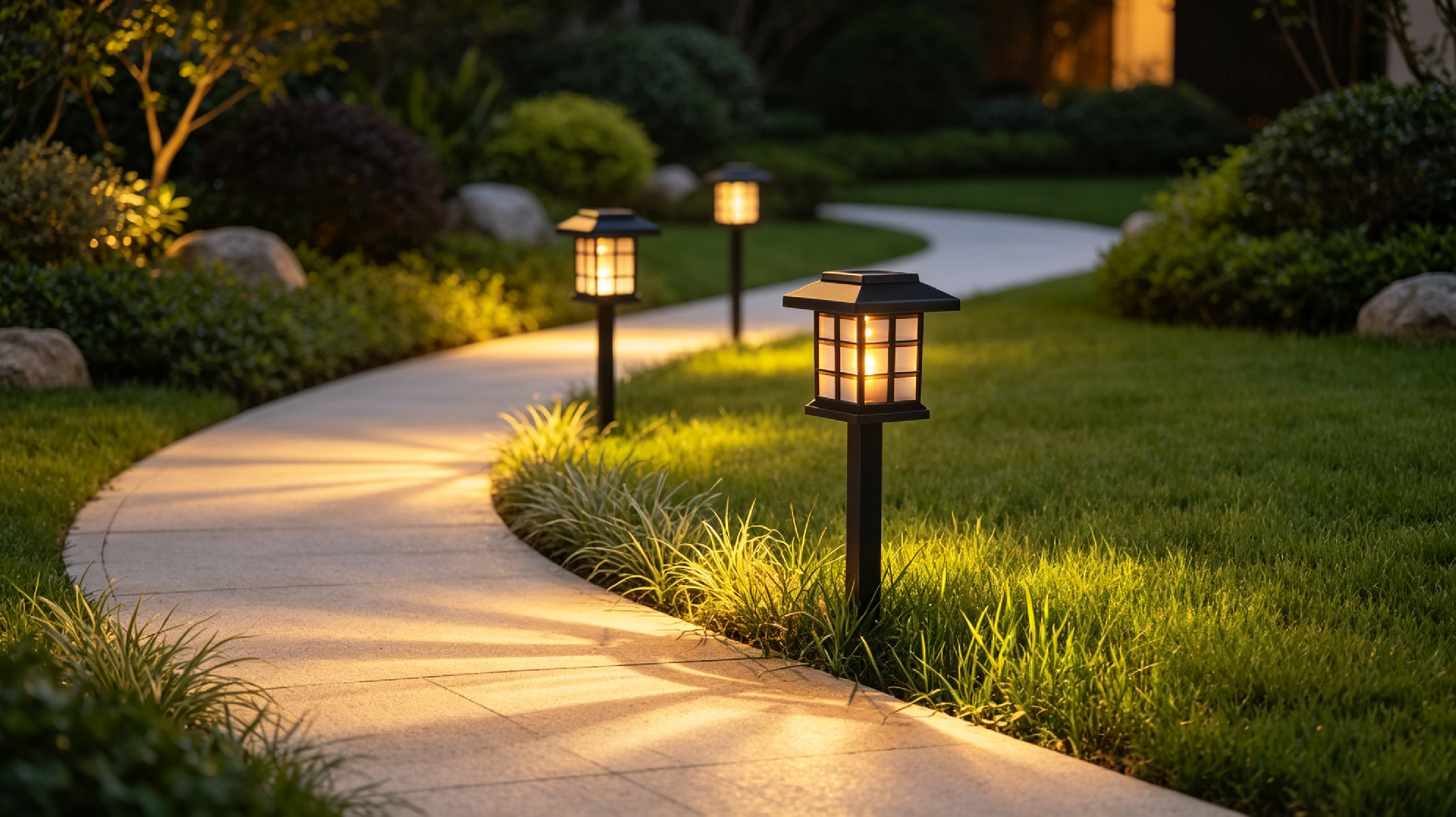 LED Solar Lawn light