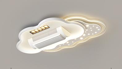 Ceiling bladeless fan light CCT stepless dimming remote control RA: ≥97 Remote control+Bluetooth APP control